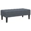 Dark Grey Wood Medium Durable Upholstered Bench Rectangular Axbbokan Carousel 2