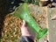 Art Deco Czech Uranium Glass Vase - A/F Carousel 8