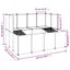 Small Animal Cage Black 143x107x93 Cm Pp and Steel Tabplk Carousel 2