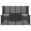 Small Animal Cage Black 143x107x93 Cm Pp and Steel Tabplk Carousel 3