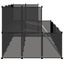 Small Animal Cage Black 143x107x93 Cm Pp and Steel Tabplk Carousel 4