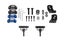 Kings 7" Lethal driving lights+ 40" Single Row Light Bar + 2x Wiring Harness Kit Carousel 10