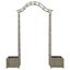 Garden Pergola with Planter Grey Solid Firwood Toltkx Carousel 5