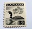 Canada 1957 5 Cent Stamp National Wildlife Common Loon Canadian Carousel 1