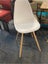 White Stool Chairs With Wooden Legs Carousel 2