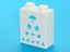 ®™DUPLO - Brick 1 x 2 x 2 with Bottom Tube with Medium Azure Eye Chart Pattern Carousel 2