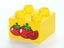 ®™DUPLO - Brick 2 x 2 with 2 Red Tomatoes & Tomato Slice Patt~Retired June 2019~ Carousel 2