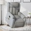 Electric Stand Up Massage Recliner Chair Light Grey Fabric Txbpnbb Carousel 1