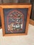 ^^ CROSS STITCH 2 Cats in an open window ^^ Framed Glass Brand New /ENCHANTING Carousel 5