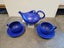 NZ Made Steiner Ceramics 6 Cup Teapot & 2Cups & Saucers. Ooh La la the Color. Carousel 2