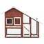 Rabbit Hutch Mocha and White Solid Firwood Oibnib Carousel 4