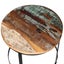 Coffee Table Set 2 Pieces Solid Reclaimed Wood Round 40/50cm Xaabbi Carousel 6