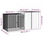 Rabbit Cage Anthracite 200x91x100 Cm Galvanised Steel Topppxi Carousel 2