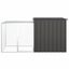 Rabbit Cage Anthracite 200x91x100 Cm Galvanised Steel Topppxi Carousel 3