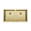 ABI Brushed Brass Zalo - Kitchen Sink Double 855mm - $1154.90 Carousel 3