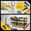 Power Tool Organiser Metal Storage Rack Shelves Carousel 5