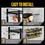 Power Tool Organiser Metal Storage Rack Shelves Carousel 9