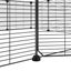 12-panel Pet Cage With Door Black 35x35 Cm Steel Oiolxl Carousel 6