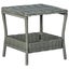 3 Piece Garden Lounge Set with Cushions Poly Rattan Light Grey Tblboak Carousel 3