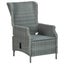 3 Piece Garden Lounge Set with Cushions Poly Rattan Light Grey Tblboak Carousel 9