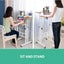 Artiss Twin Laptop Table Desk - Light Wood Carousel 3