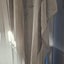 Linen Look Sheer Stripe Long Curtains Carousel 2