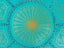 Quality Moroccan Leather Pouf Ottoman Footstool Turquoise - FREE DELIVERY Carousel 7