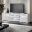 Artiss Tv Cabinet Entertainment Unit Stand Rgb Led Gloss 3 Doors 180cm White Carousel 8