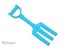 ®™DUPLO - 1 x Utensil Medium Azure Pitchfork Carousel 1