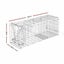 Humane Animal Trap Cage 94 x 34 x 36cm - Silver Carousel 2