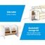 Keezi 3 Pc Nordic Kids Table Chair Set White Desk Activity Compact Children Carousel 6