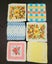 Six Vintage Cotton Face Cloths Face Washers Carousel 5
