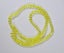 *$2.00 SALE* A STRAND of 110 YELLOW 4 mm RONDELLE CRYSTALS Carousel 2
