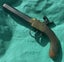Antique 19th century Percussion muff pistol Carousel 5