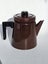 Vintage Brown Enamel Coffee Pot by Arabia Finland Finel Carousel 2