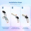 Meta Quest 3 VR Gun Grips - Dual Pistol Controller Attachments for Realistic ... Carousel 6