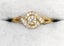$3,100 Hand Made 18ct Yellow Gold Ring TCW 0.28cts!! Size J - 176584 Carousel 3