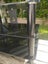 Black Glass 3 tier TV Entertainment Unit Carousel 6