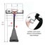 Basketball Hoop and Stand System 2.45m to 3.05m Carousel 6
