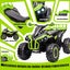Electric Ride On Car Kids Vehicle Toy ATV Quad Bike 12V Green Carousel 6