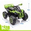 Electric Ride On Car Kids Vehicle Toy ATV Quad Bike 12V Green Carousel 10
