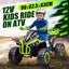 Electric Ride On Car Kids Vehicle Toy ATV Quad Bike 12V Green Carousel 14
