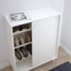 IKEA MACKAPAR Shoe Cabinet Storage White 80X35X102 cm Carousel 2