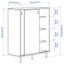 IKEA MACKAPAR Shoe Cabinet Storage White 80X35X102 cm Carousel 5