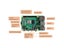 Official Original Raspberry Pi 4 Model B Dev Board RAM 1GB 2GB 4GB 8GB Core CPU Carousel 6