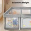 Bopeep Kids Playpen Pop-up Foldable Baby Safety Mesh Fence Toddler Play Center Carousel 7