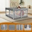 Bopeep Kids Playpen Pop-up Foldable Baby Safety Mesh Fence Toddler Play Center Carousel 9