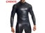 Men's Long Sleeve Stand Collar Slim Leather TShirt Underwear Body Shaper Corset Carousel 2