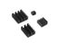 Raspberry Pi 4 Heat Sink Aluminum Metal Heatsink Silver Golden Blue Black Carousel 1