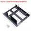 10 Pack 2.5 Inch To 3.5 Inch Internal Hard Disk Drive Bracket For Pc, Dual Ssd M Carousel 1